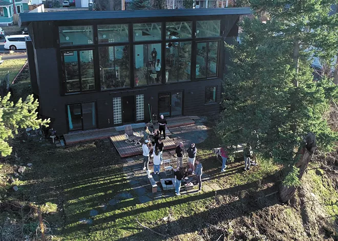 With views of the winding Spokane River, a run-down home gets a new life as a Hollywood screenwriter's escape