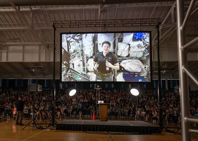 Head in the Clouds: Local elementary students connect with Spokane-born astronaut Anne McClain while she’s in space