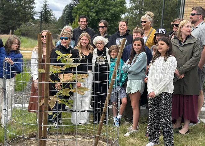Spokane's Peperzak Middle School receives honorary sapling from the Anne Frank Center