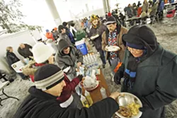 Spokane asks Blessings Under the Bridge not to serve homeless people under the bridge