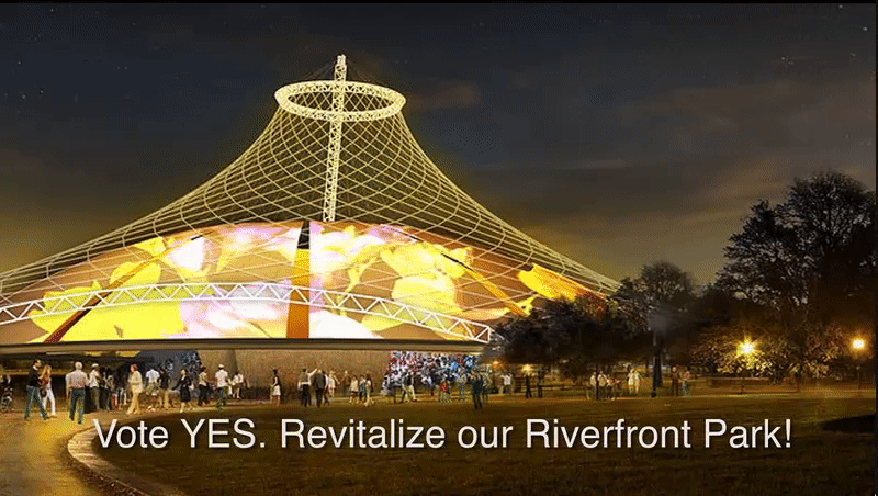 Uncoverup? Voters were told that Riverfront Park's U.S. Pavilion would be covered, but now the Park Board is not so sure
