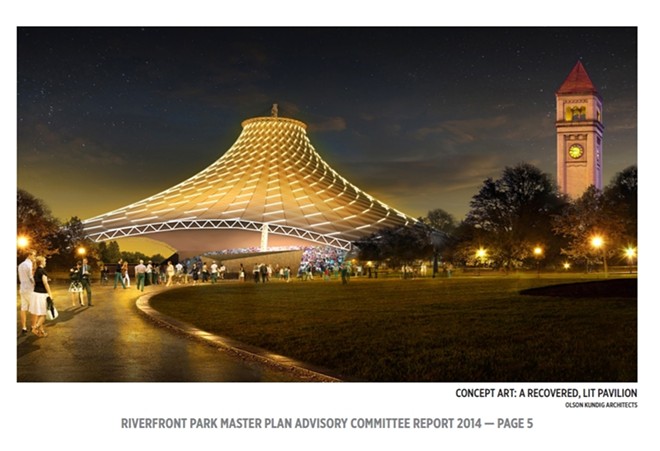 Uncoverup? Voters were told that Riverfront Park's U.S. Pavilion would be covered, but now the Park Board is not so sure (2)
