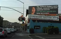 Billboard targets McMorris Rodgers for her stance on net neutrality regulations