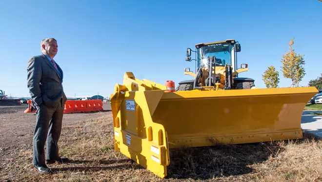 Spokane's new snowplow plan: Faster plowing, narrower streets, bigger berms