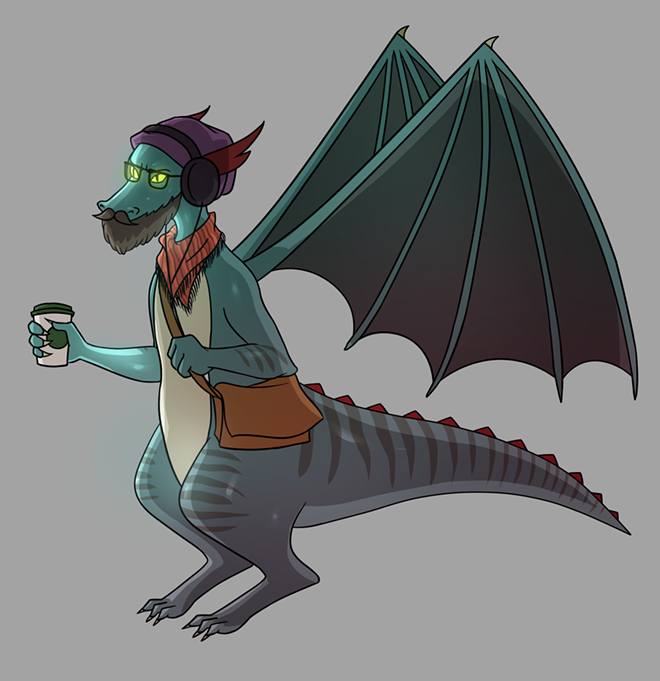 Hipster dragon? Trump Dragon? They're part of a new game Spokane-area teens hope to launch (2)