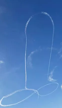 Trump's selective outrage, Navy pilot draws a phallus in the sky, morning headlines (2)