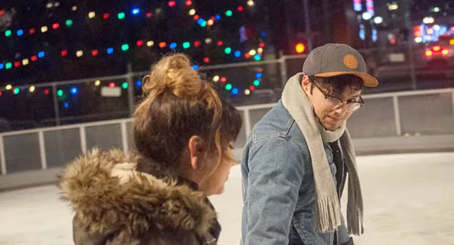 Mayor David Condon and others test out Riverfront Park's new ice-skating ribbon (20)