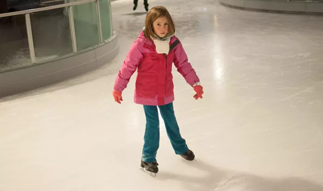 Mayor David Condon and others test out Riverfront Park's new ice-skating ribbon (27)