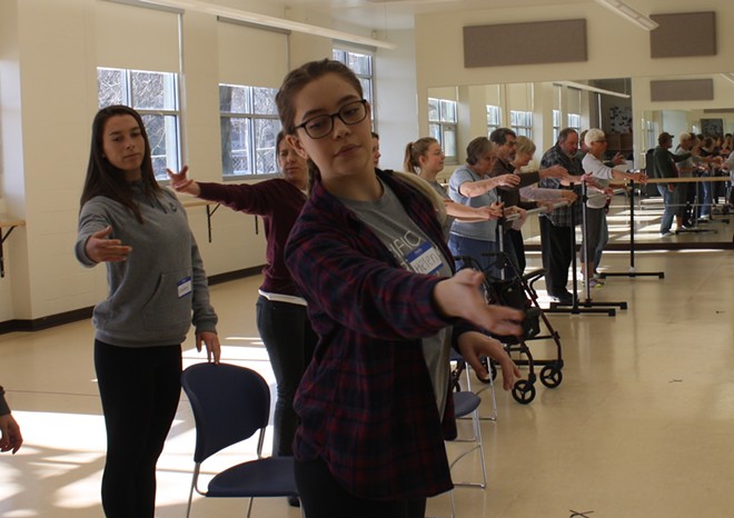 Gonzaga student combines dance, positive body talk for people with Parkinson's (3)