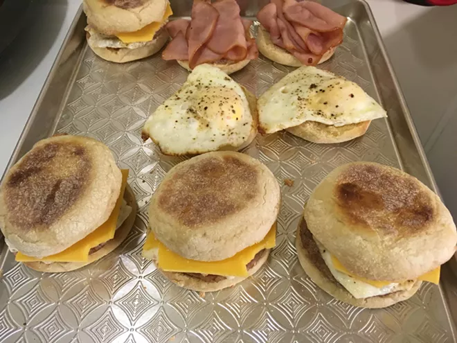 Bitchin' Bites on a Budget: Breakfast sandwiches for days