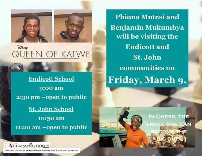 Ugandan chess champion to present at Eastern Washington schools (3)