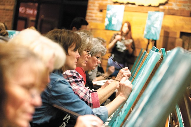 Best Paint-And-Drink Classes: Pinot's Palette