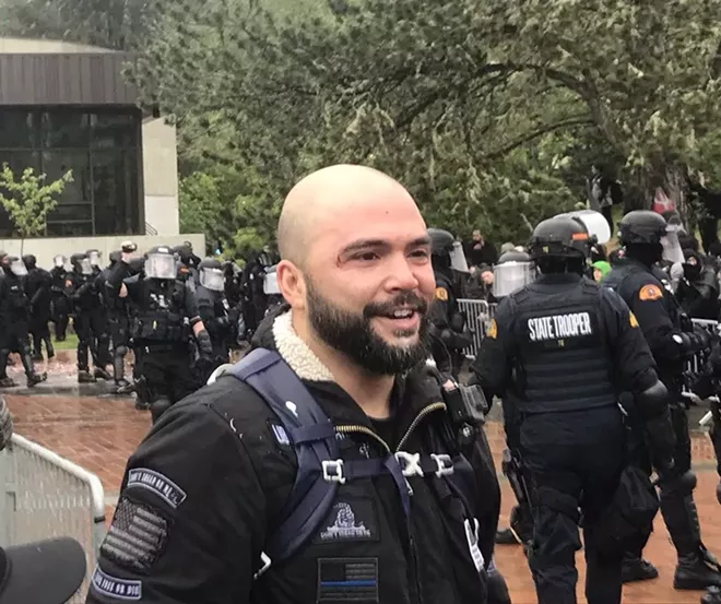 Young Democrats want Joey Gibson events charged for extra security — but that's probably unconstitutional