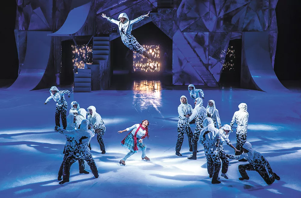 Cirque Du Soleil takes its high-flying new show to a whole new realm: an ice rink