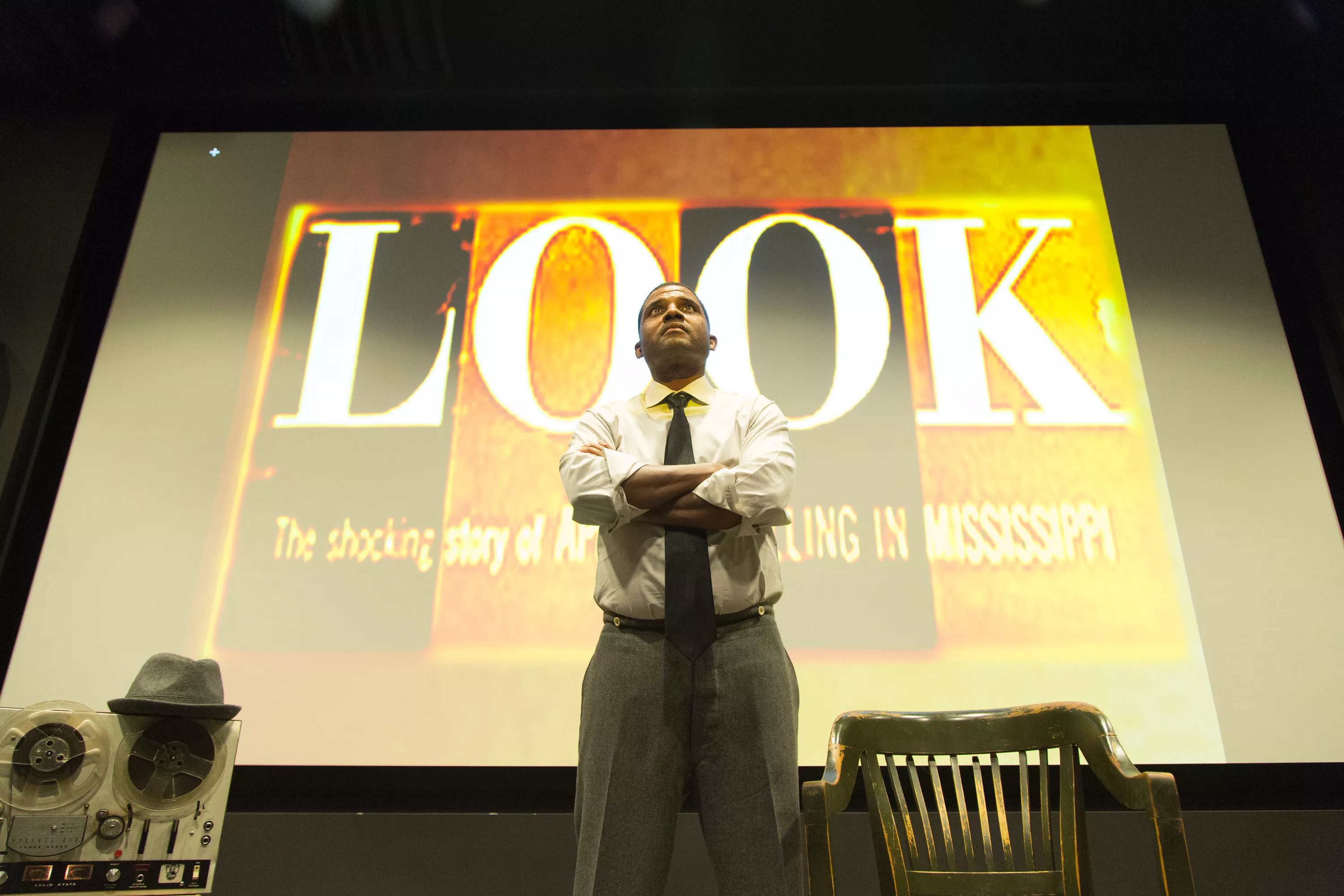 Through 36 roles, Mike Wiley tries to convey the tragedy that catalyzed