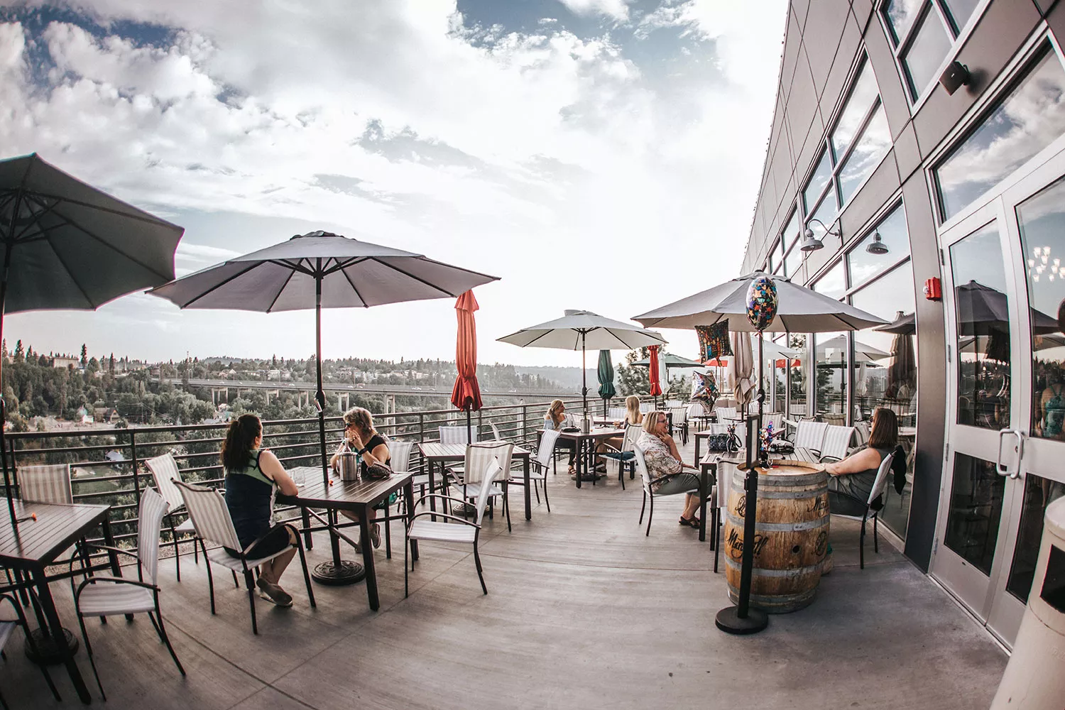 Maryhill Winery offers regional wines and broad vistas from its perch