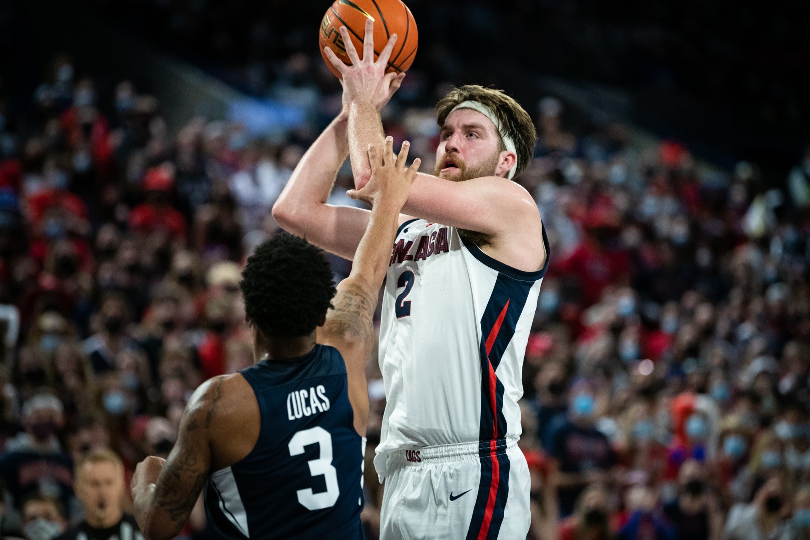 What Gonzaga's Drew Timme said about playing BYU in the Marriott