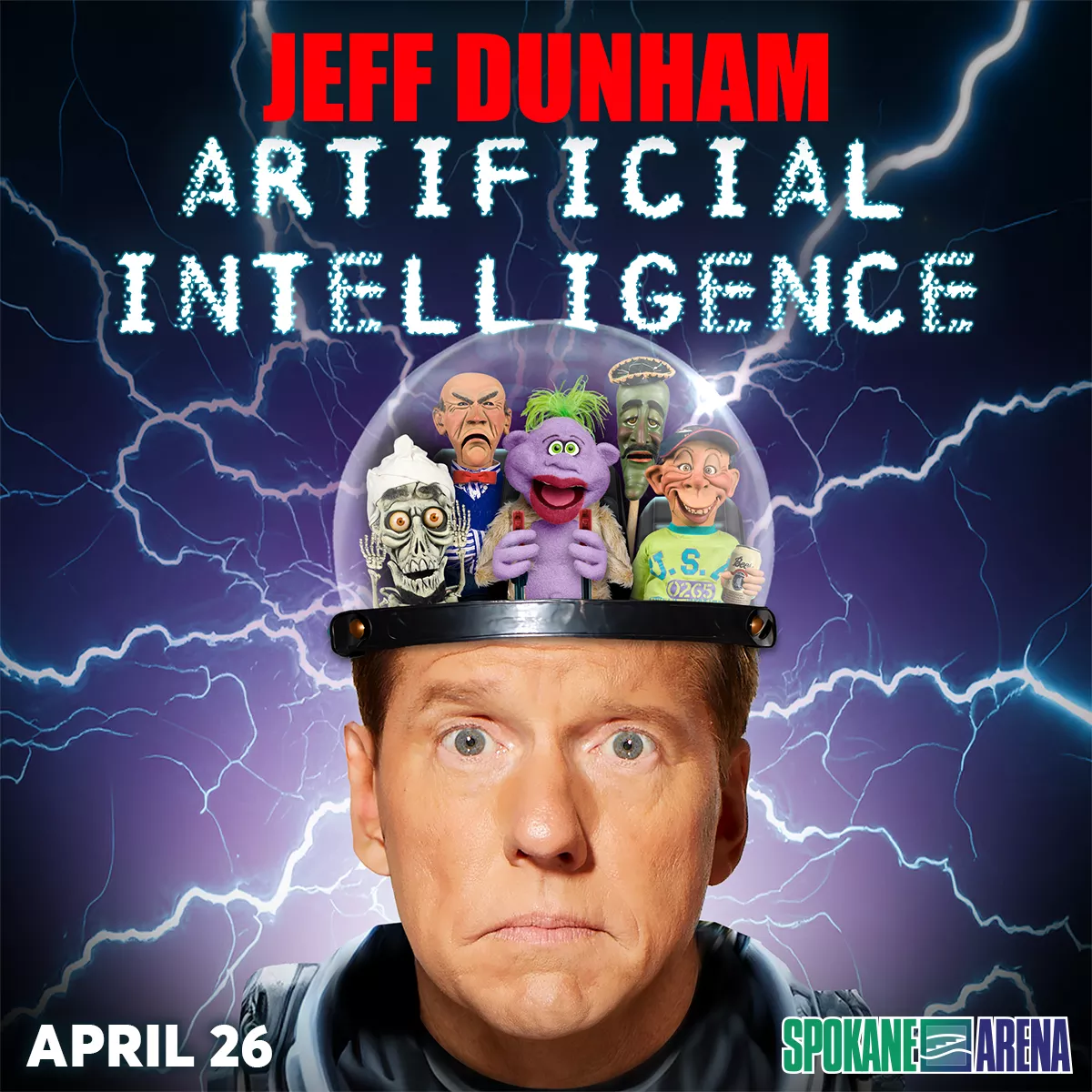 Jeff Dunham Artificial Intelligence Spokane Arena Comedy The