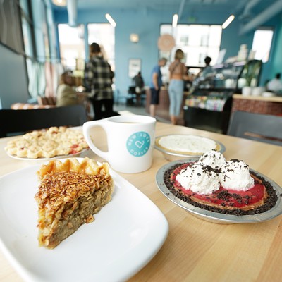 New Love Coffee and Bean & Pie unite for a cheerful new community hub in Kendall Yards' east end