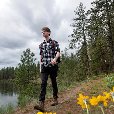 A 25-mile hike encircles Spokane's Riverside State Park. I tried to walk it in a single day