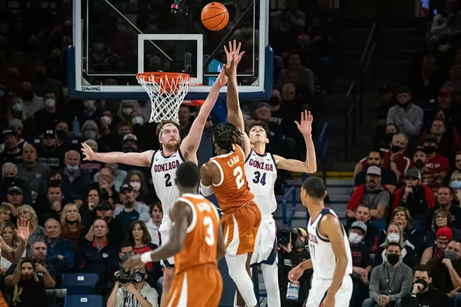 Photos from Gonzaga's 86-74 win against No. 5 Texas