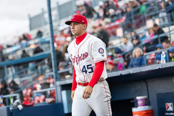 Photos of the Spokane Indians opening day win over the Eugene Emeralds at Avista Stadium