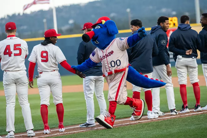 Photos of the Spokane Indians opening day win over the Eugene Emeralds at Avista Stadium