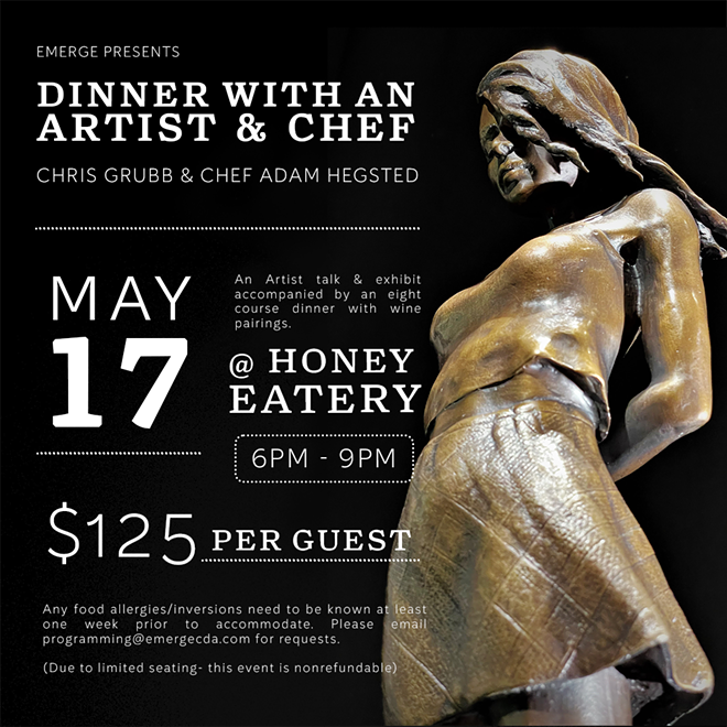 Dinner with an Artist and Chef - Vimarsana News