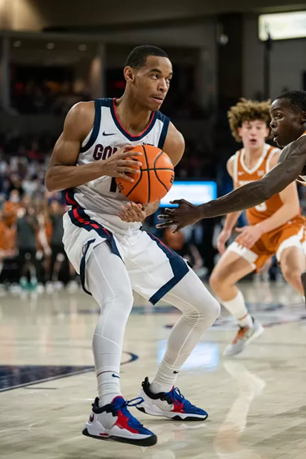 Photos from Gonzaga's 86-74 win against No. 5 Texas