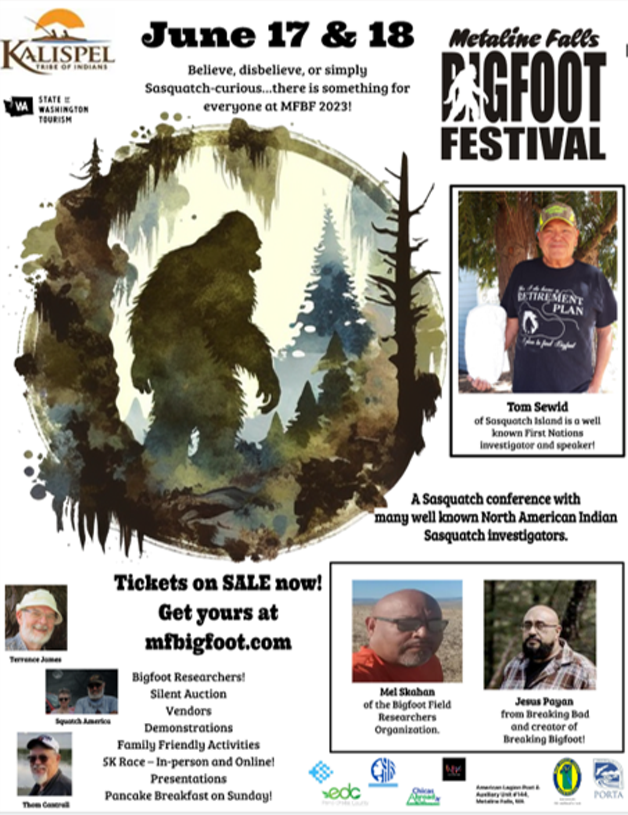 Metaline Falls Bigfoot Festival Metaline Falls Community, Festival The Pacific Northwest