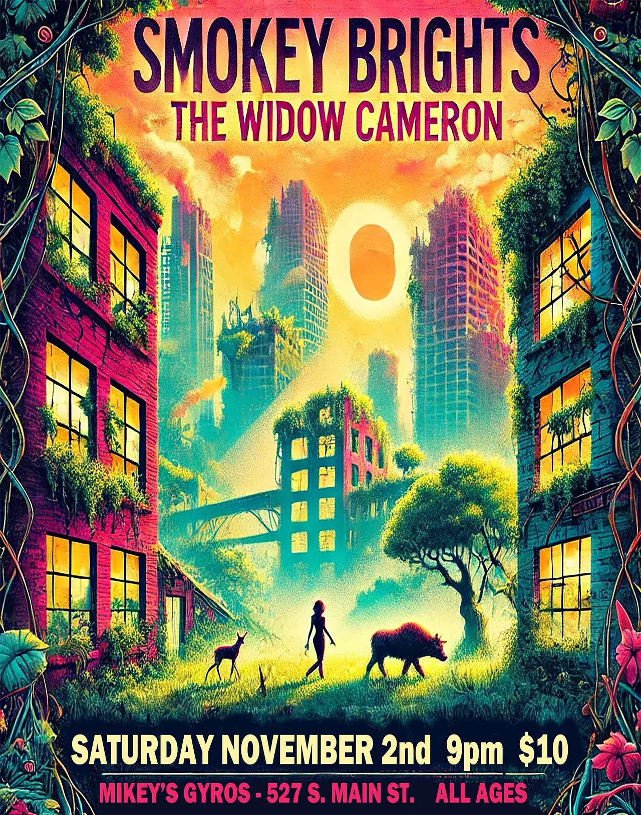 Smokey Brights, The Widow Cameron Mikey's Gyros Live Bands The