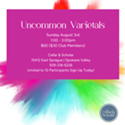 Image: Uncommon Varietals Sip & Learn