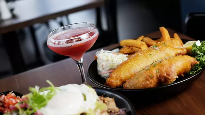 Image: Unwind with a pint and bite at downtown Spokane's Griffin Tavern, touting the area's first self-pour beer taps