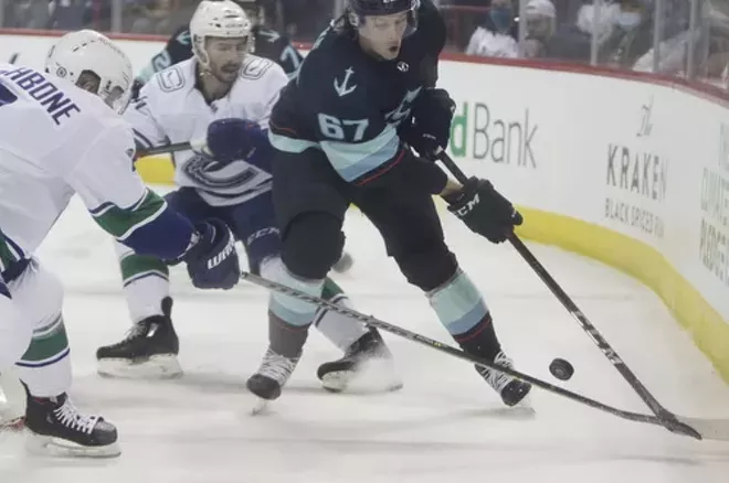 Image: Vancouver Canucks vs. Seattle Kraken Hockey 9/26/21