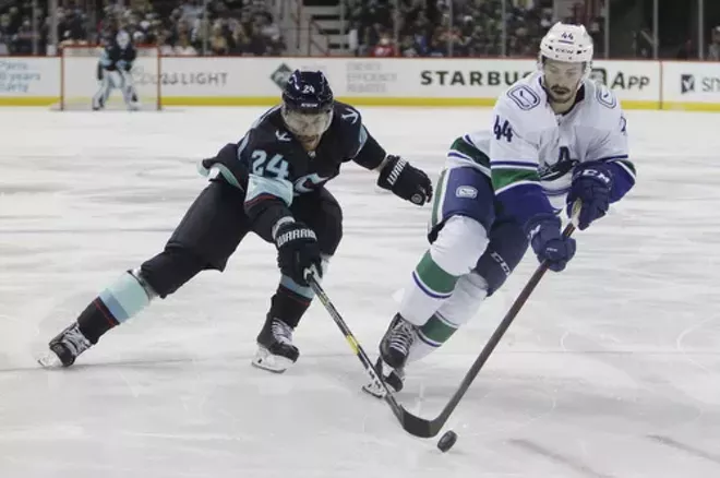 Image: Vancouver Canucks vs. Seattle Kraken Hockey 9/26/21