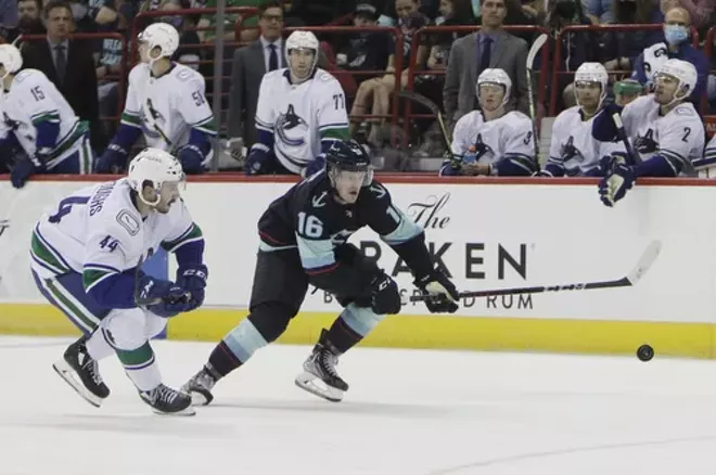 Image: Vancouver Canucks vs. Seattle Kraken Hockey 9/26/21