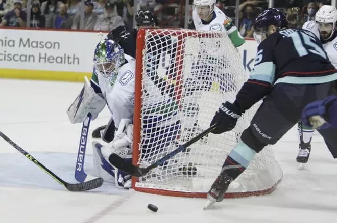 Image: Vancouver Canucks vs. Seattle Kraken Hockey 9/26/21