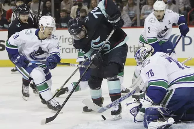 Image: Vancouver Canucks vs. Seattle Kraken Hockey 9/26/21