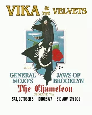 Image: Vika & the Velvets, General Mojo's, The Jaws of Brooklyn