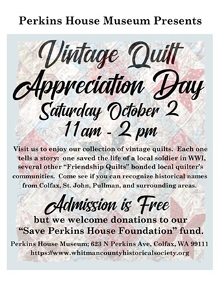 Vintage Quilt Appreciation Day at Perkins House Museum