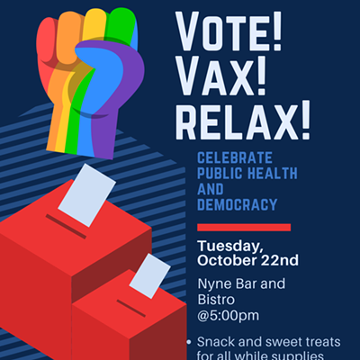 Image: Vote, Vax and Relax