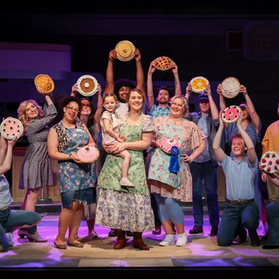 Image: The cast of WAITRESS at Spokane Civic Theatre