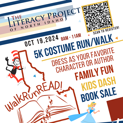 Image: Literacy Project North Idaho, Costume 5k Run/Walk