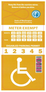 Washington may end free parking for some disabled drivers