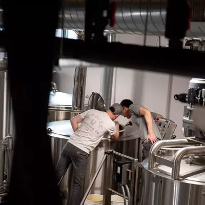 Image: We teamed up with locals Uprise Brewing Co. and LINC Malt to brew our first ever beer — Mosaic Montage hazy IPA