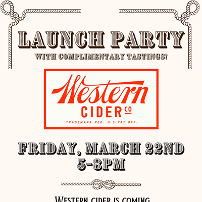 Western Cider Launch Party