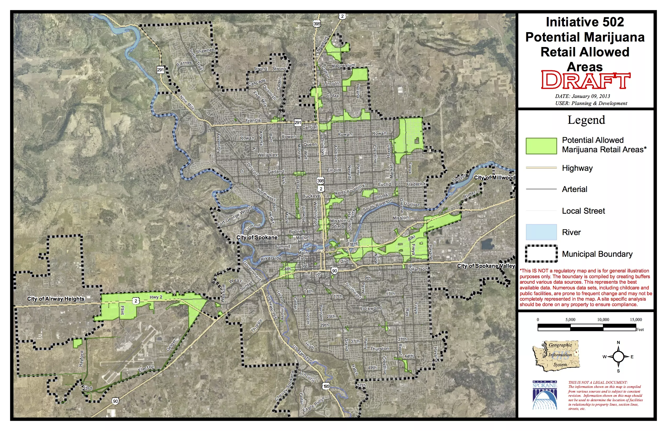 Where you might see pot shops in Spokane