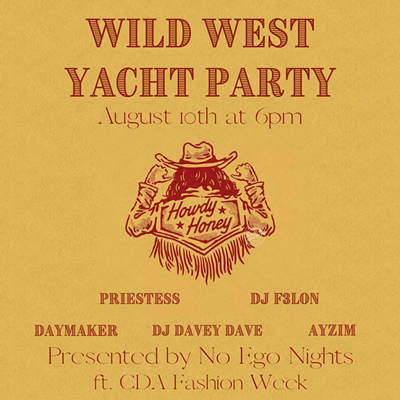 Image: Wild West Yacht Party