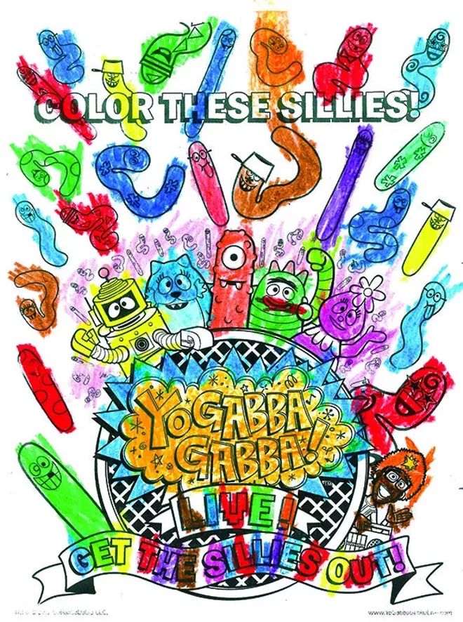 Yo Gabba Gabba Coloring Contest Winner Announced!